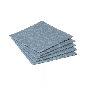 Serviettes 40x40 Lincover Silver Grey Floral